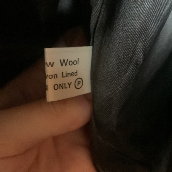 Hammersley England Dark Grey Wool Peacoat 38 Short - Picture 11 of 16